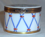 Limoges France Drum Shaped Box Commemorating 200th Bastille Day Exclusif Chamart