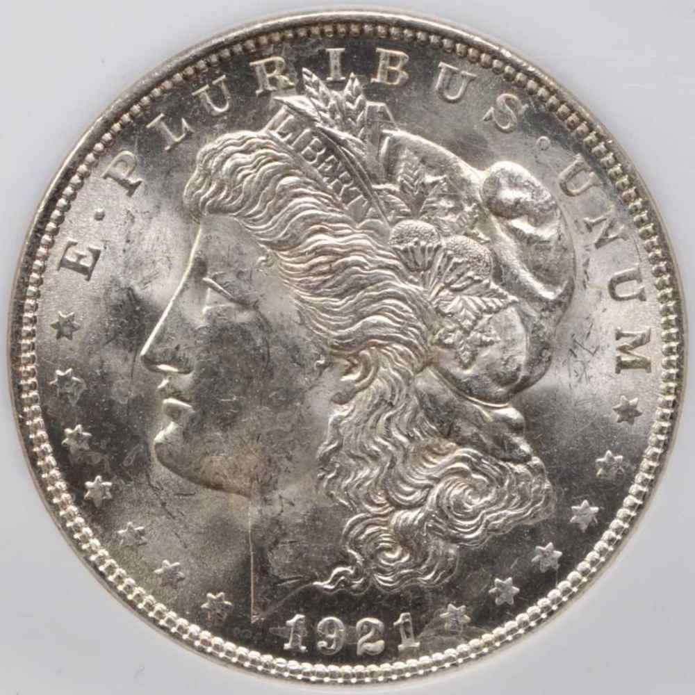 1921 Morgan Silver Dollar Philadelphia Full Mint Lustrous