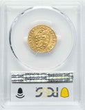 Beautiful Gold Coin Venice Italy Zecchino or Ducat Paolo Rainier ND (1779-1789) Friedberg 1434 MS 62