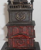 1876 Enterprise Painted Cast Iron Penny Bank Independence Hall Tower Phila PA