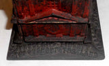 1876 Enterprise Painted Cast Iron Penny Bank Independence Hall Tower Phila PA