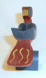 1985 Pennsylvania Folk Art Carved Painted Bird Looking Backwards By Alan Kohr