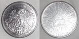 Mexican Crown Size Silver Coin Uncommon 1905 CN RP One or Un Peso Choice AU