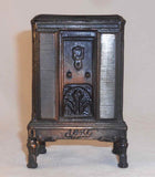 Antique Cast Iron Bronzed Arcade "Majestic" Radio Still Penny Bank