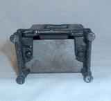 Antique Cast Iron Bronzed Arcade "Majestic" Radio Still Penny Bank