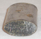 Antique Chromed Brass? Match Safe Raised Design Hound Chasing Fox W/ Bird on Lid