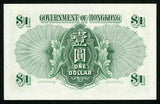 Government Of Hong Kong 1958 One Dollar Banknote Queen Elizabeth II Pick #324Ab
