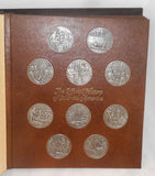 50 Pewter Medals Set Franklin Mint's "The Official History of Colonial America"