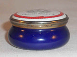 2004 Staffordshire Enamels Round Bombe Trinket Box Exclusively for the Queen Mary 2 Luxury Ocean Liner Made in England