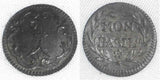 Beautiful Small Billon Coin ND 1750 One Rappen Basel City Switzerland Toned Unc.
