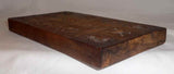 Antique Carved Hardwood Springerle or Cookie Print Mold Twelve-Scene