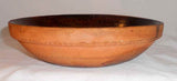 1950 Redware Lead Glazed Brown Colored Deep Plate or Bowl By Russell Stahl Powder Valley Pennsylvania