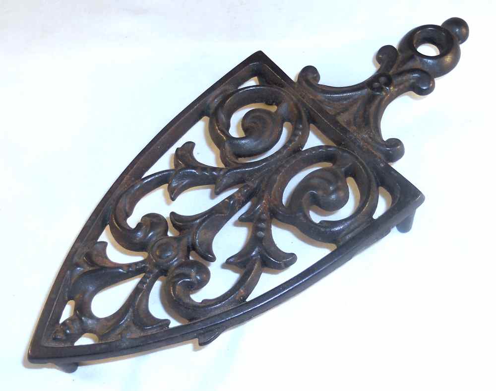 Vintage Lodge cast iron trivet collection