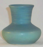 Beautiful Small Art Pottery Glazed Turquoise Colored Vase By Van Briggle Pottery