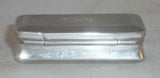 Antique Metal Rectangular Vinaigrette With Unusual Slide Grill Monogrammed GB