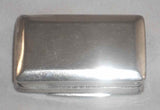 Antique Metal Rectangular Vinaigrette With Unusual Slide Grill Monogrammed GB