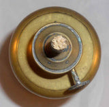 Antique Tall Table Top French Brass Oil Lamp Marked “AP PARIS”