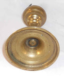 Antique Tall Table Top French Brass Oil Lamp Marked “AP PARIS”