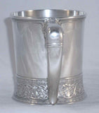 Antique Hallmarked Gorham Heavy Sterling Cup Decorated Base & Applied Handle