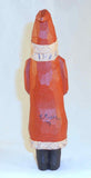 1994 Hand Carved & Painted Wood Folk Art Santa Figure By Jonathan Bastian