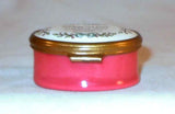 Bilston Battersea Enamels Motto Box "Long may you live and be Happy" England