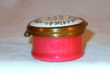 Bilston Battersea Enamels Motto Box "Long may you live and be Happy" England