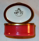Bilston Battersea Enamels Motto Box "Long may you live and be Happy" England