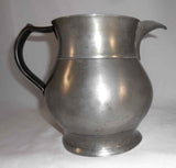 Antique 6 1/2" Open-top Pewter Pitcher Applied Handle and Spout T. D. Boardman
