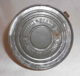 Antique KOMAX Brass Fluid or Oil Lamp Decorated Finger Loop & Wick Made in USA