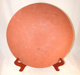 2004 Glazed Large Redware Sgraffito Decorated Charger Steve and Denise Dunkelberger Wedding by Lester Breininger