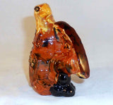 2000 Glazed Redware Patriotic Spread Wing Eagle Canons Shield Lester Breininger