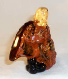 2000 Glazed Redware Patriotic Spread Wing Eagle Canons Shield Lester Breininger