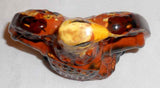 2000 Glazed Redware Patriotic Spread Wing Eagle Canons Shield Lester Breininger