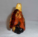 2000 Glazed Lester Breininger Redware Patriotic Figurine Spread Wing Eagle Canons Shield