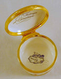 Cartier Round Enameled Box "Christmas 1979" Santa & Rain Deer On Roof England