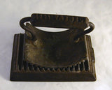 Antique Cast Iron Crimping Rocking Iron Geneva, IL. Hand Fluter For Pleating and Crimping Material