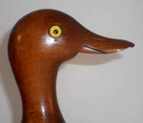 1978 Carved Wood Decorative Duck Decoy By Earl Cheney - Newport Vermont