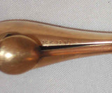 Antique Small Size 14 Karat Gold Cigar Cutter Steel Blade and Hanging Loop