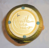 Beautiful 1940s Roseville Pottery Two Handled Vase Brown Clematis Pattern 106-7"