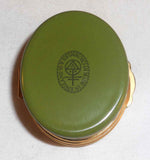 Beautiful Crummles & Co. England Enameled Oval Box Colorful Williamsburg Inn