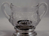 Glass Creamer and Sugar