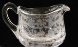 Glass Creamer and Sugar