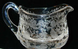 Glass Creamer and Sugar