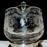Glass Creamer and Sugar