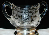 Glass Creamer and Sugar