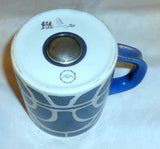 1968 Royal Copenhagen Georg Jensen Large Annual Mug w/ Sterling Silver Medallion