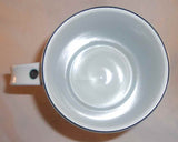 1974 Royal Copenhagen Large Annual Mug Sterling Silver Medallion Crowned AM Mark