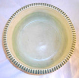 Beautiful Circa 1915 Roseville Pottery Donatello Pattern Nine Inch Console Bowl