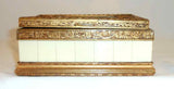 Dresser Box Ormolu Edges Velvet Interior Miniature Vatican St. Peter Basilica