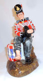 English Royal Doulton Bone China Figurine British Soldier Drummer Boy NH2679